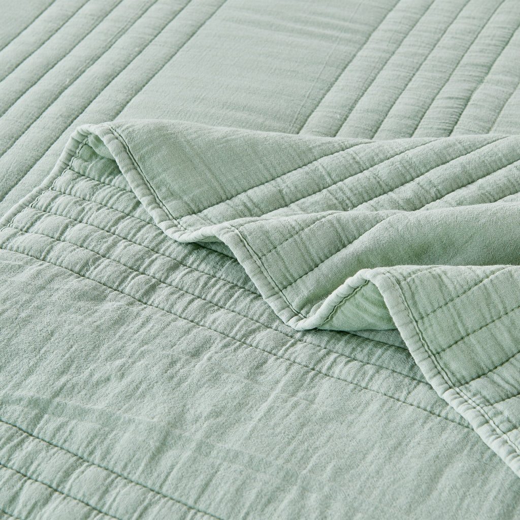 Stonewashed Cotton Quilt Set by Mélange Home