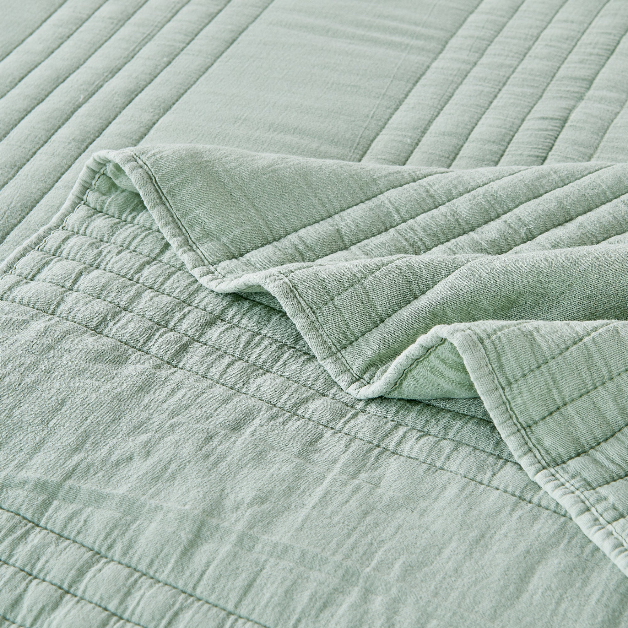 Stonewashed Cotton Quilt Set by Mélange Home