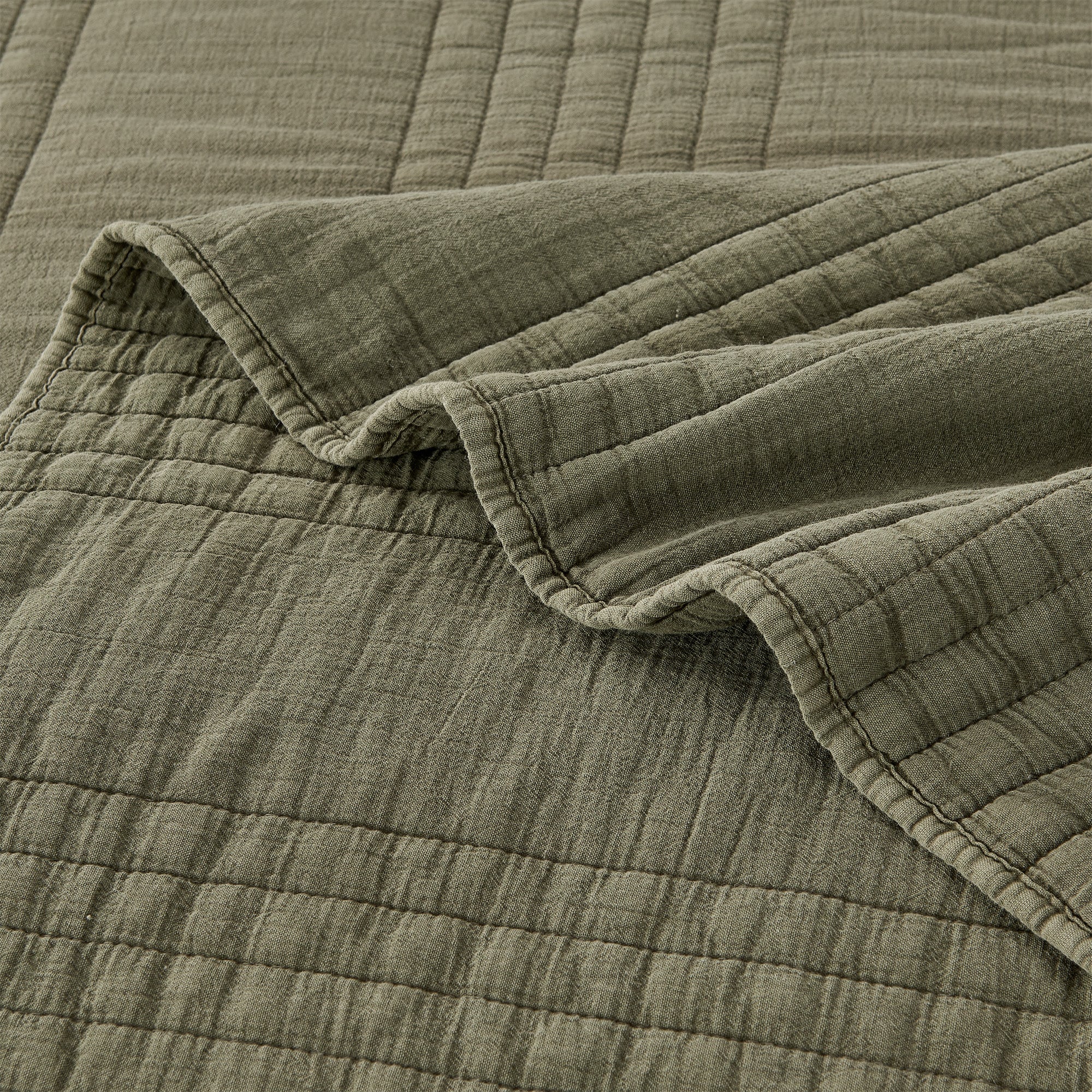 Stonewashed Cotton Quilt Set by Mélange Home
