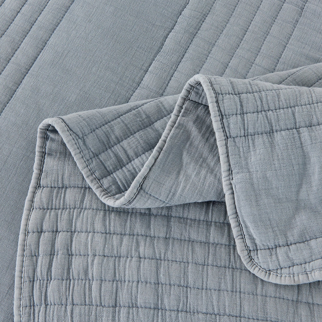 Stonewashed Cotton Quilt Set by Mélange Home
