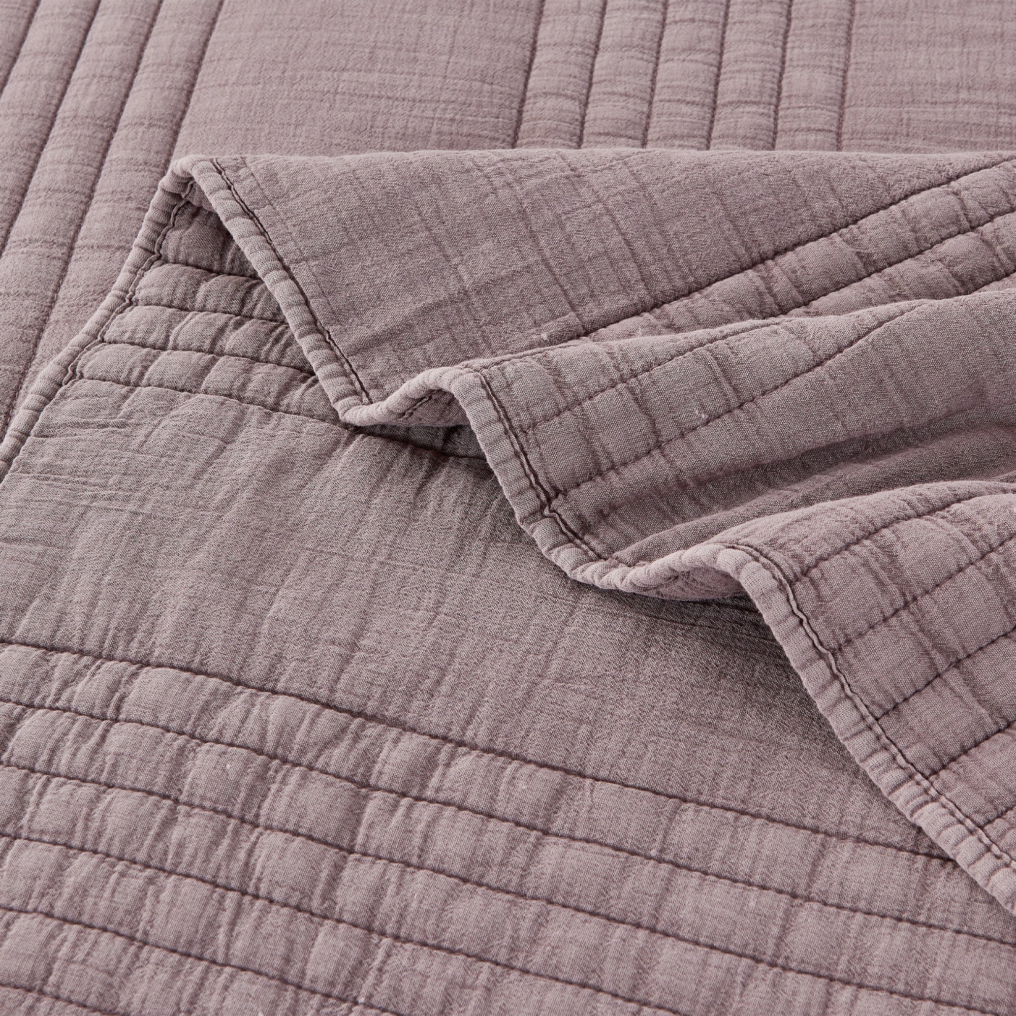 Stonewashed Cotton Quilt Set by Mélange Home