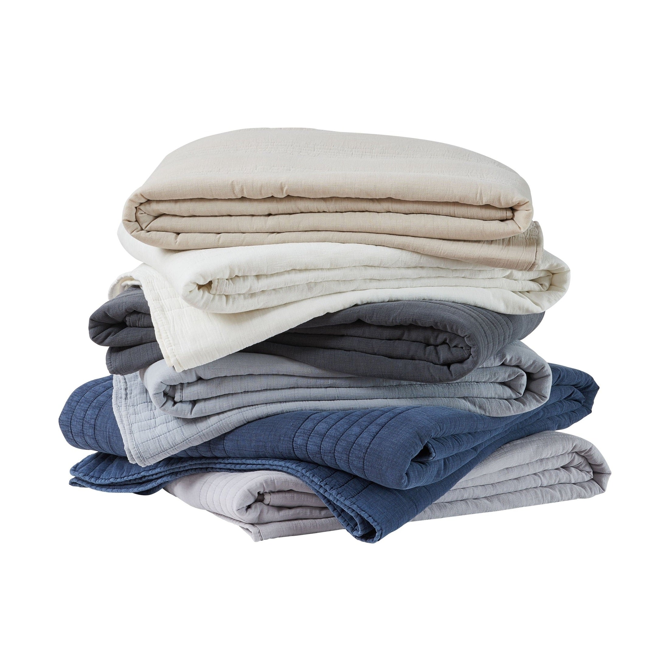 Stonewashed Cotton Quilt Set by Mélange Home