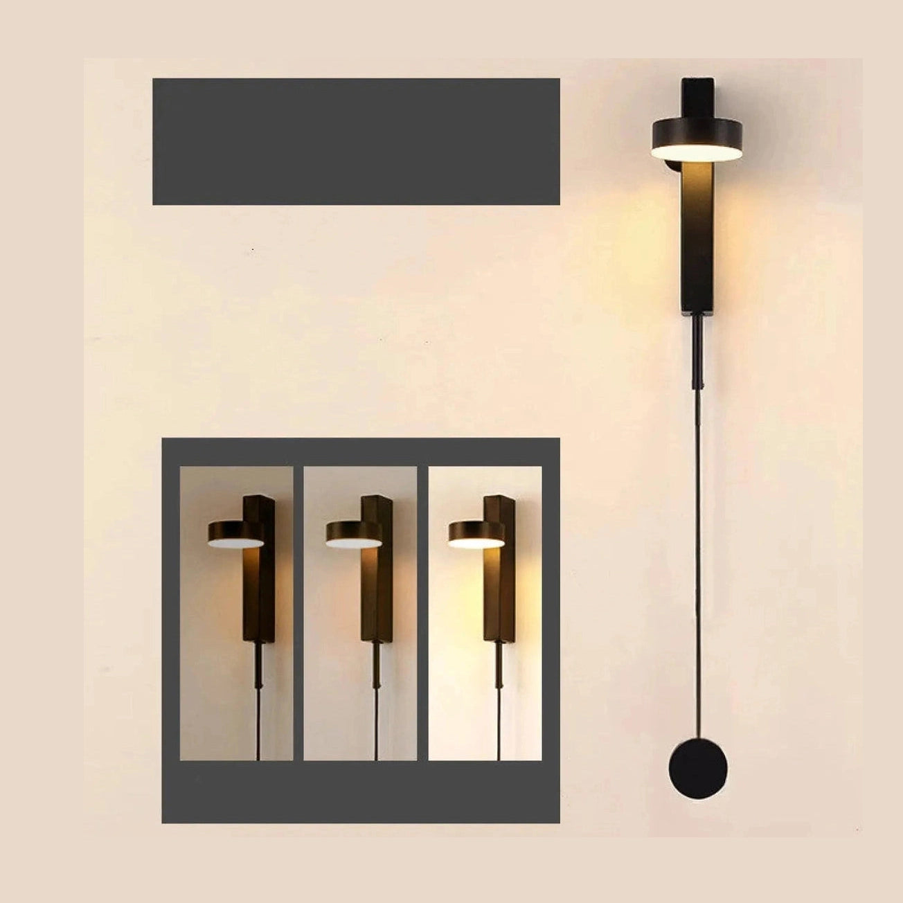 Stylish Wall Lamp for Bedroom with LED Rotating Design