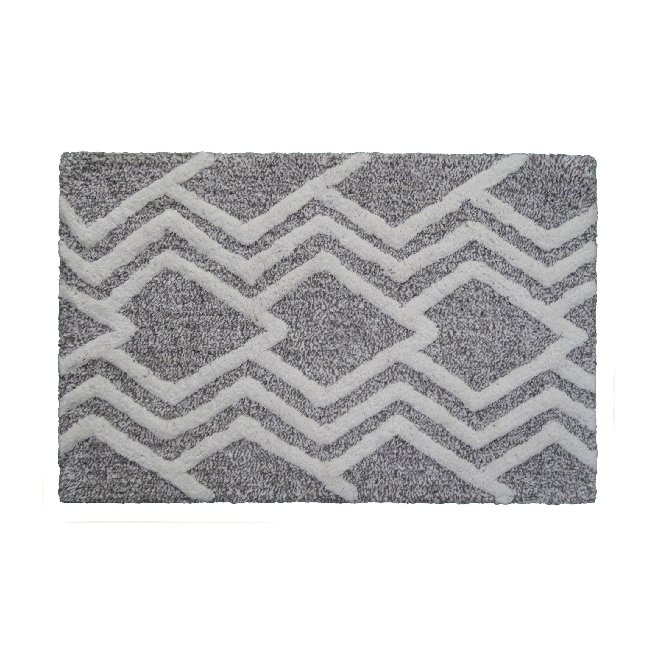 Superabsorbent Cotton Bath Rug Geometric | Vibhsa