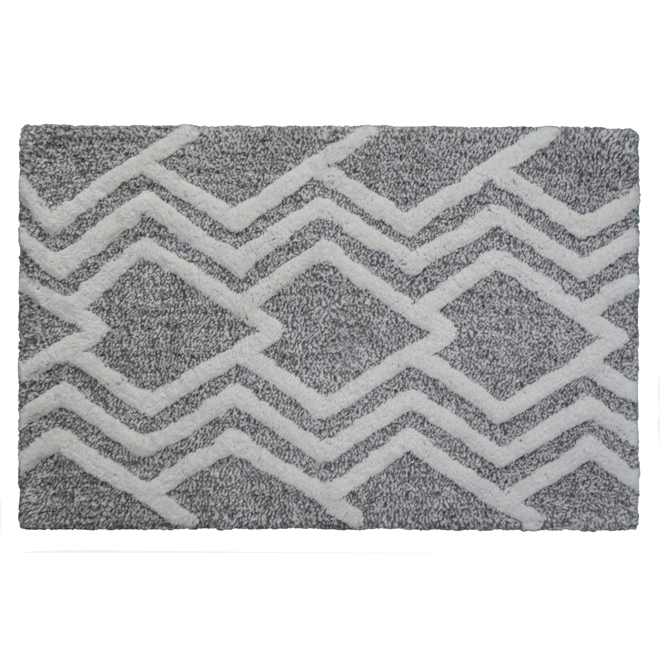 Superabsorbent Cotton Bath Rug Geometric | Vibhsa
