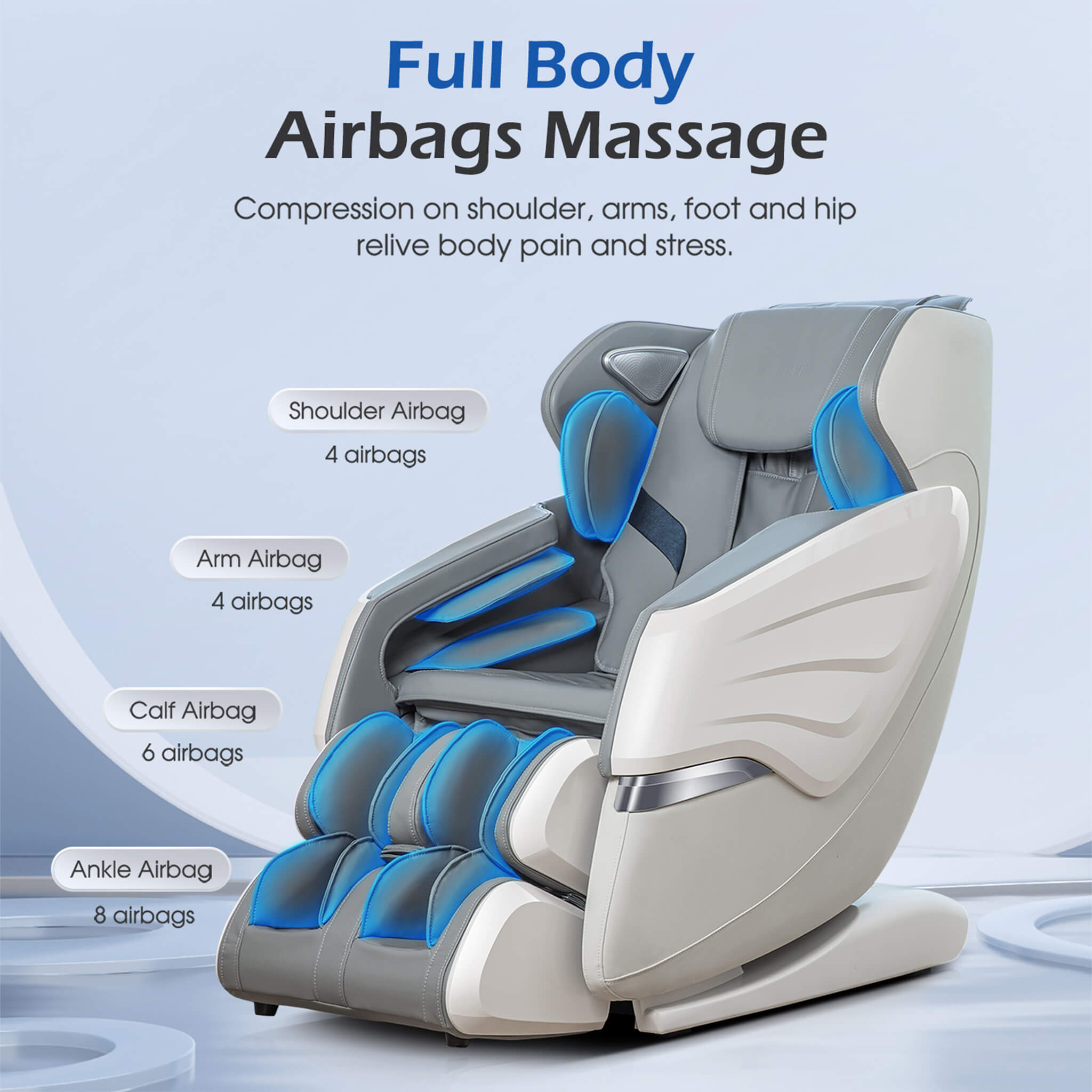 Supercalifragilisticexpialidocious Hyperfunctional Zero Gravity Massage Chair | SAKSBY WHOLESALE