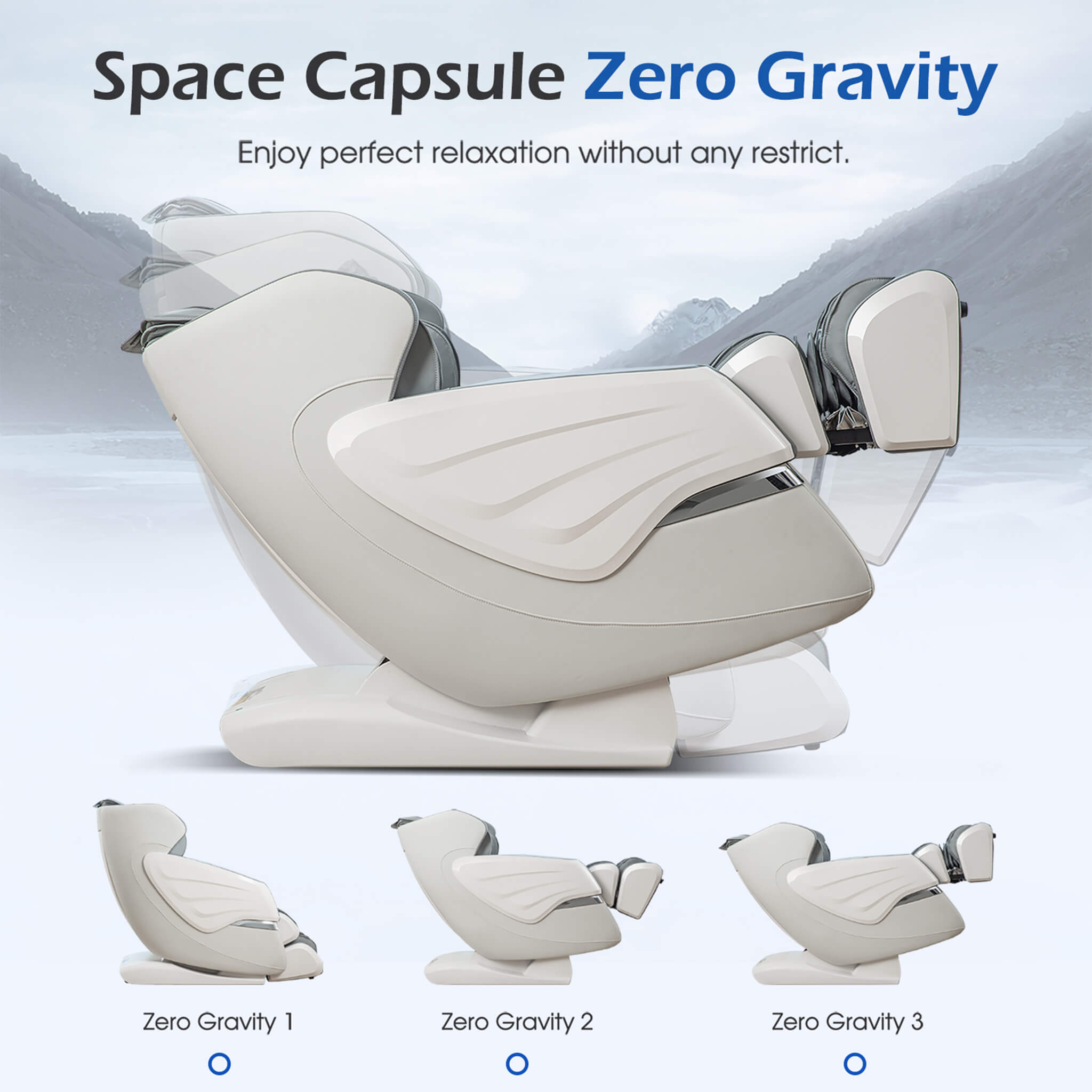 Supercalifragilisticexpialidocious Hyperfunctional Zero Gravity Massage Chair | SAKSBY WHOLESALE