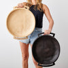 Swazi Round Wood Serving Platter