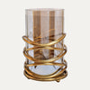 Swirl Design Candle Holder - Large