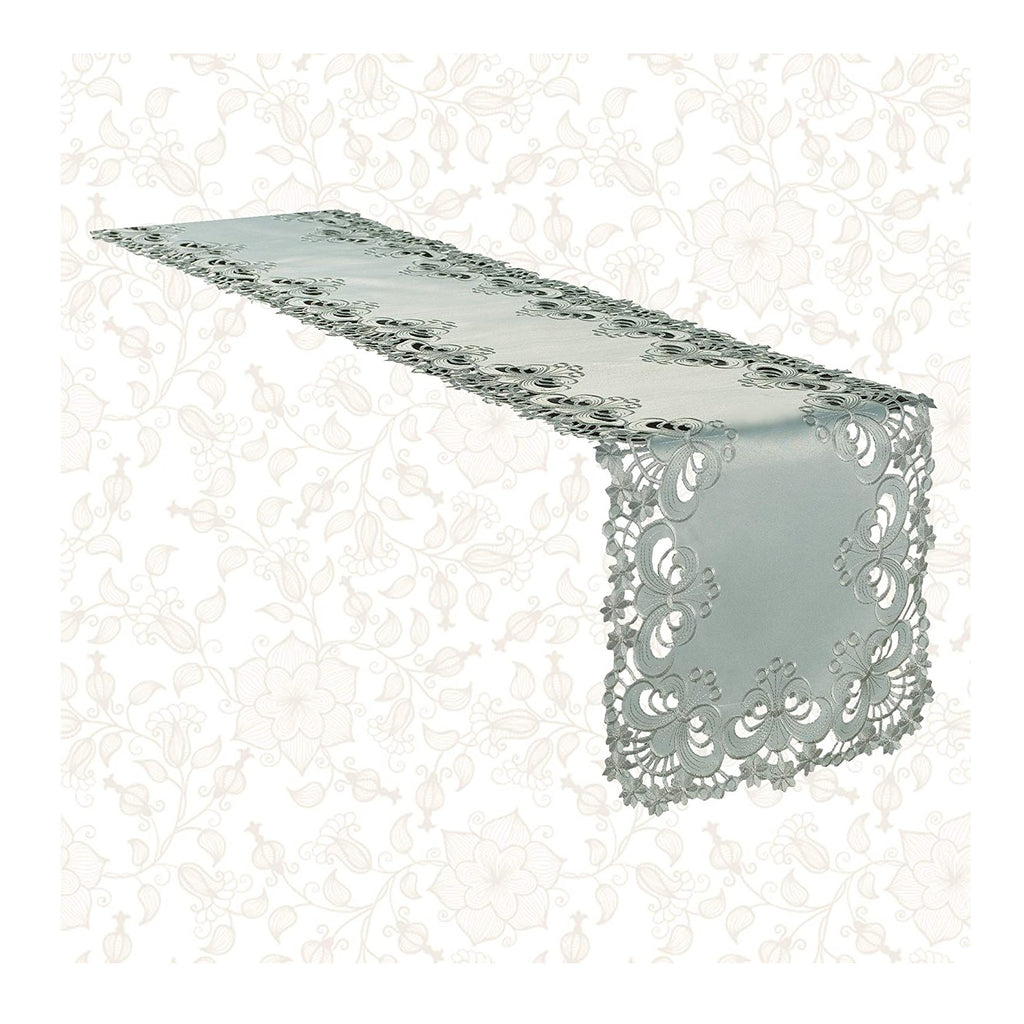 Table Runner with European Embroidery - The Creola Collection