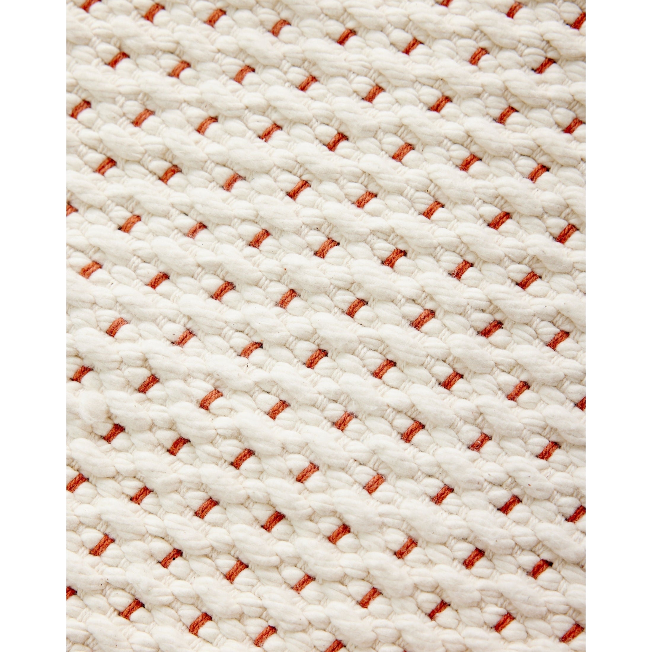 Terracotta Luxe Hand-Loomed Cotton Twill Mat