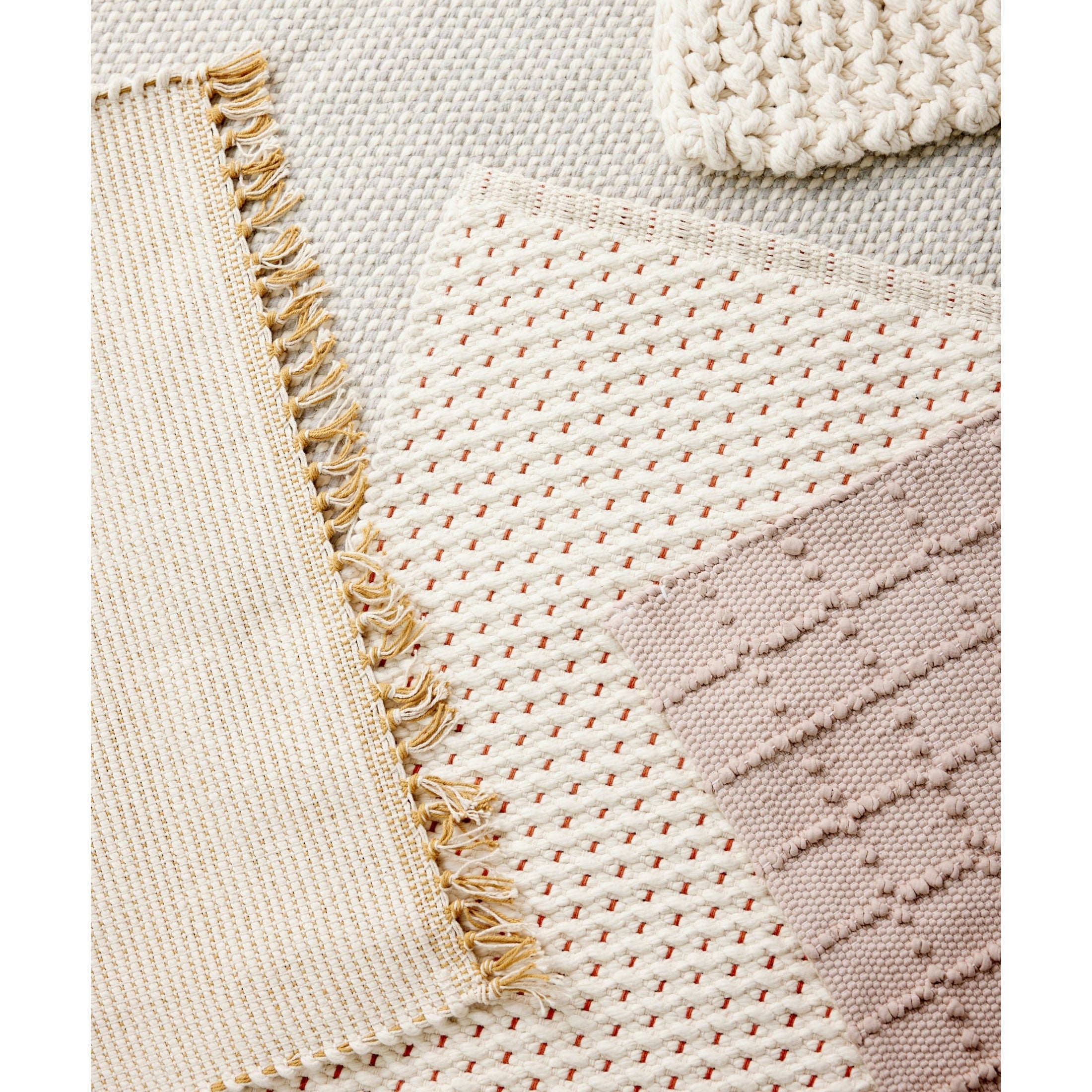 Terracotta Luxe Hand-Loomed Cotton Twill Mat