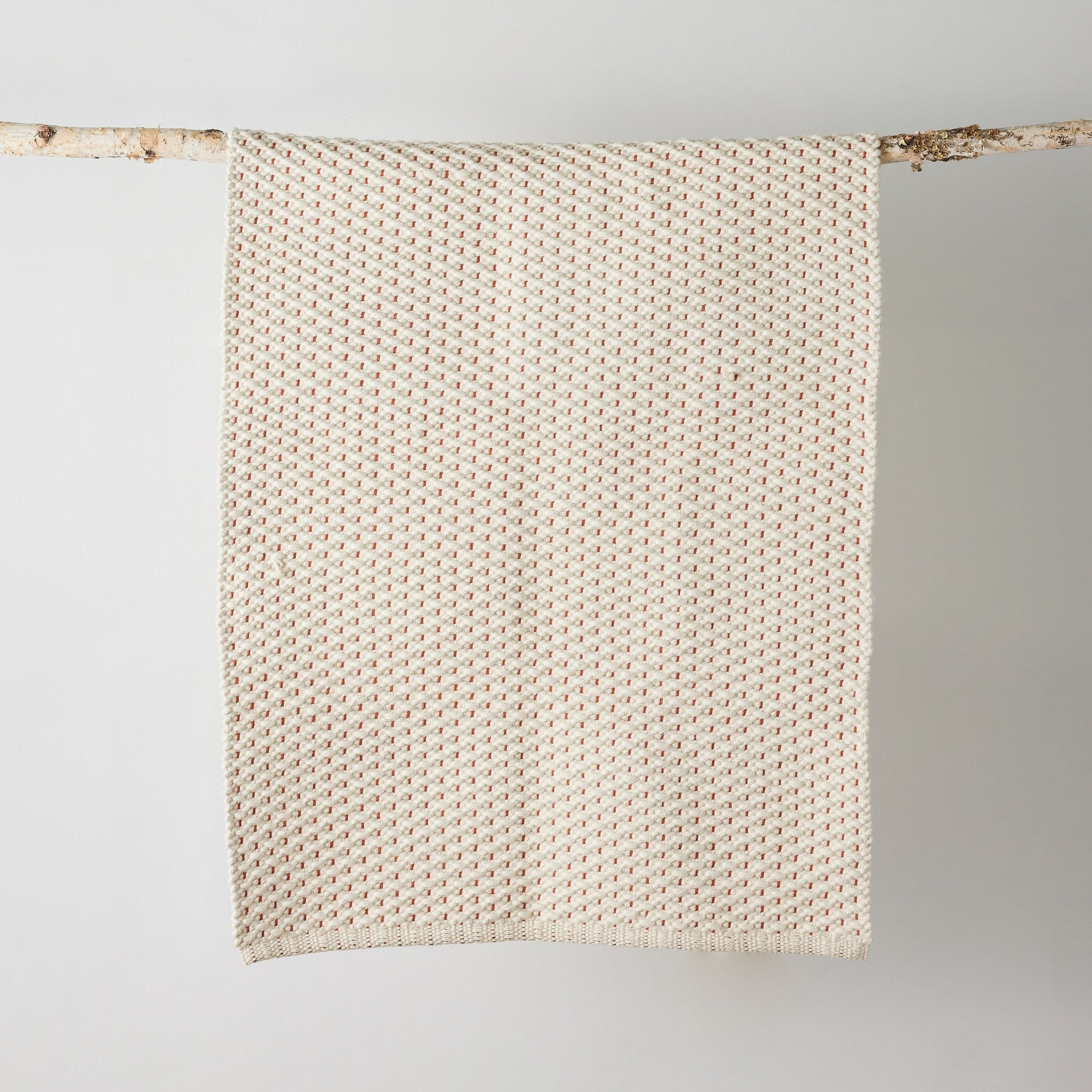 Terracotta Luxe Hand-Loomed Cotton Twill Mat