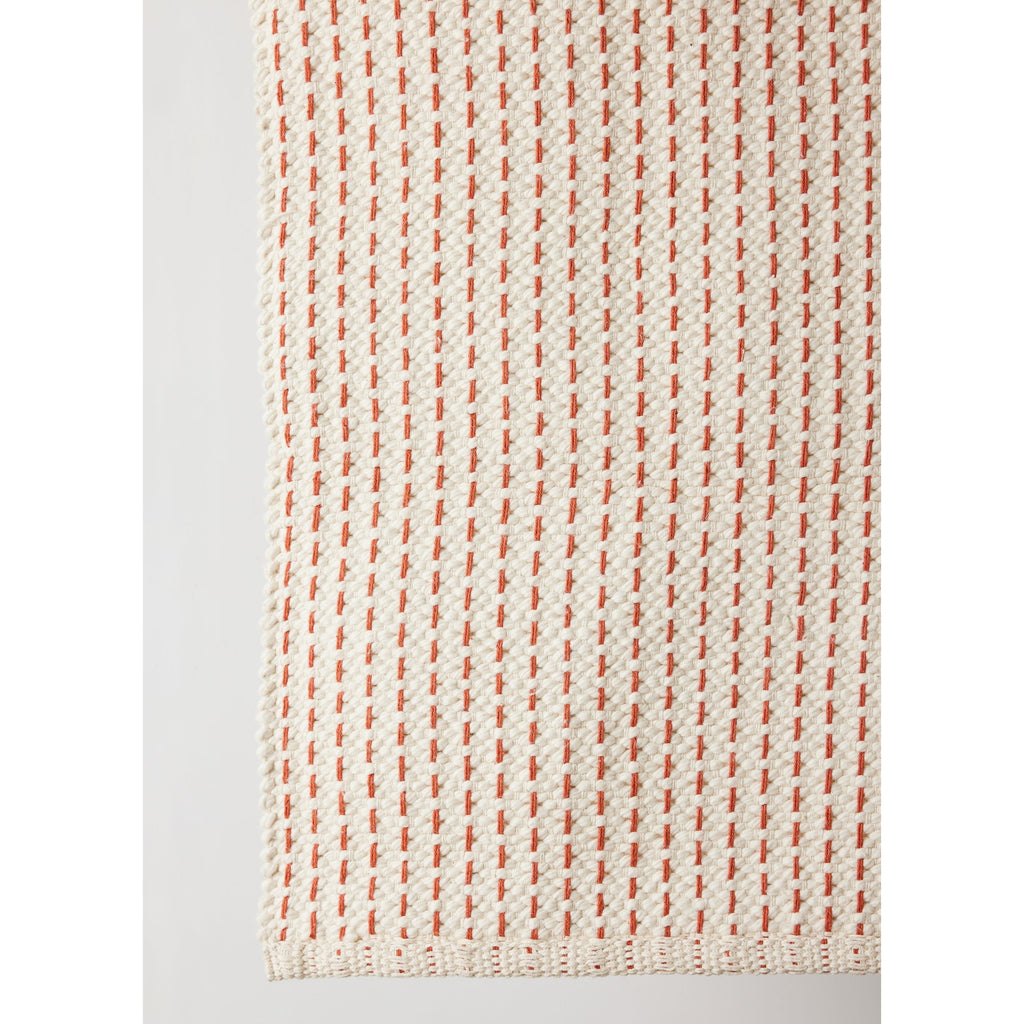 Terracotta Luxe Hand-Loomed Cotton Twill Mat