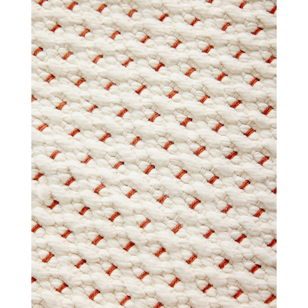 Terracotta Luxe Hand-Loomed Cotton Twill Mat