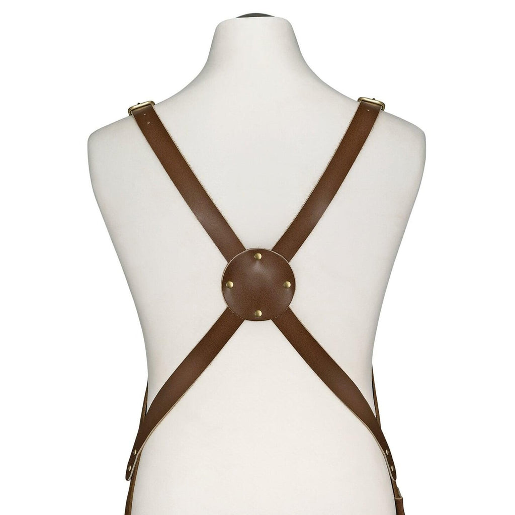 "Texas" Leather Apron, 31" x 22" by Küchenprofi USA