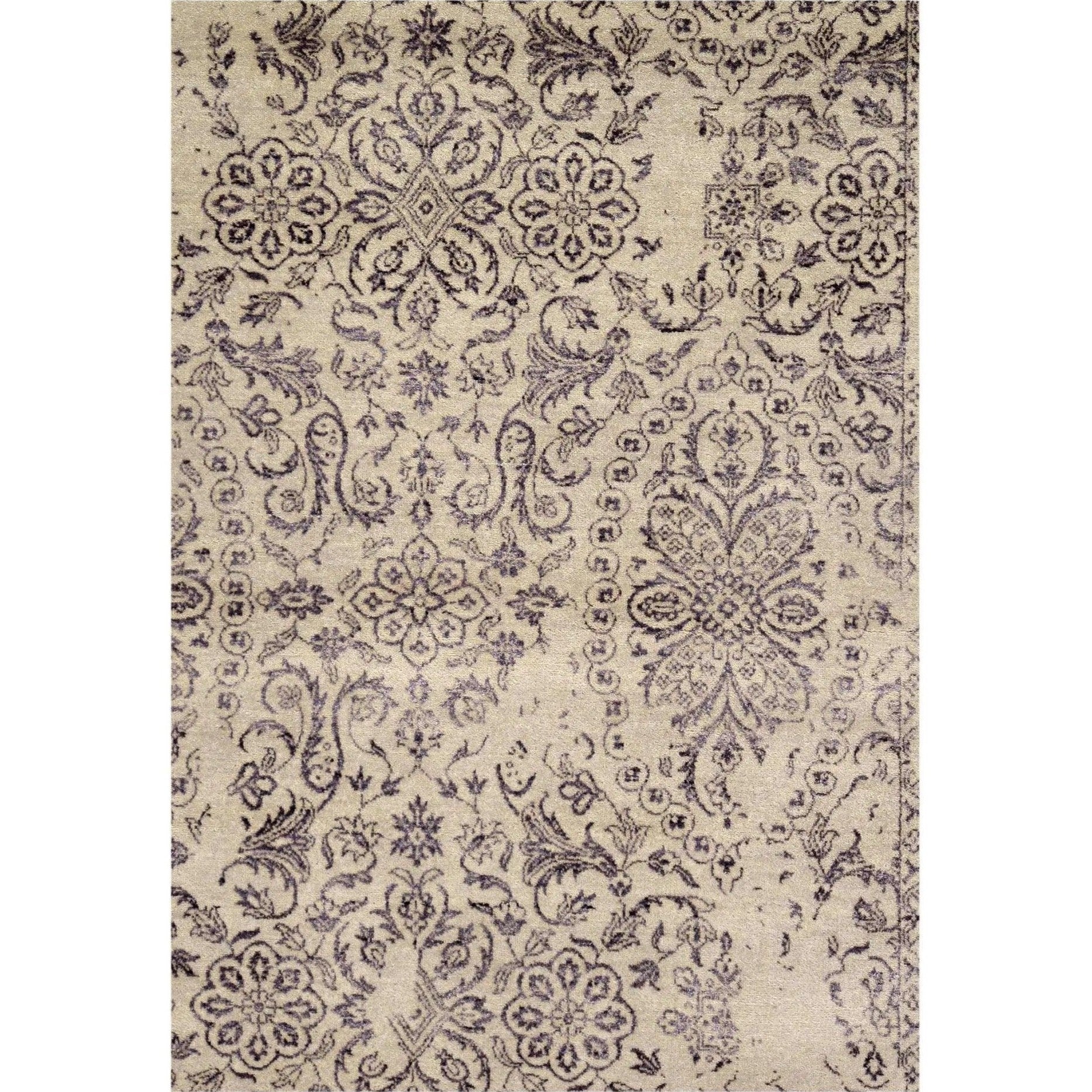 Textured Erased Pattern Modern Rug Lux | Canvellollc