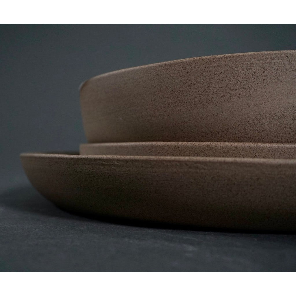 The Dinnerware Set - Gray/White by New York Handcrafted