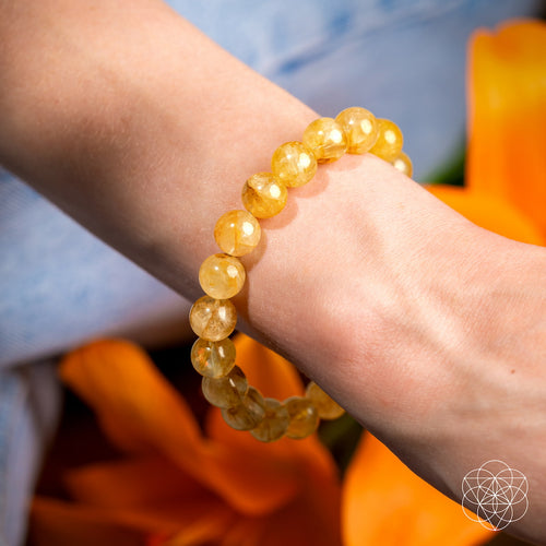 Therapeutic Quartz Bracelet Beaded | Conscious Items
