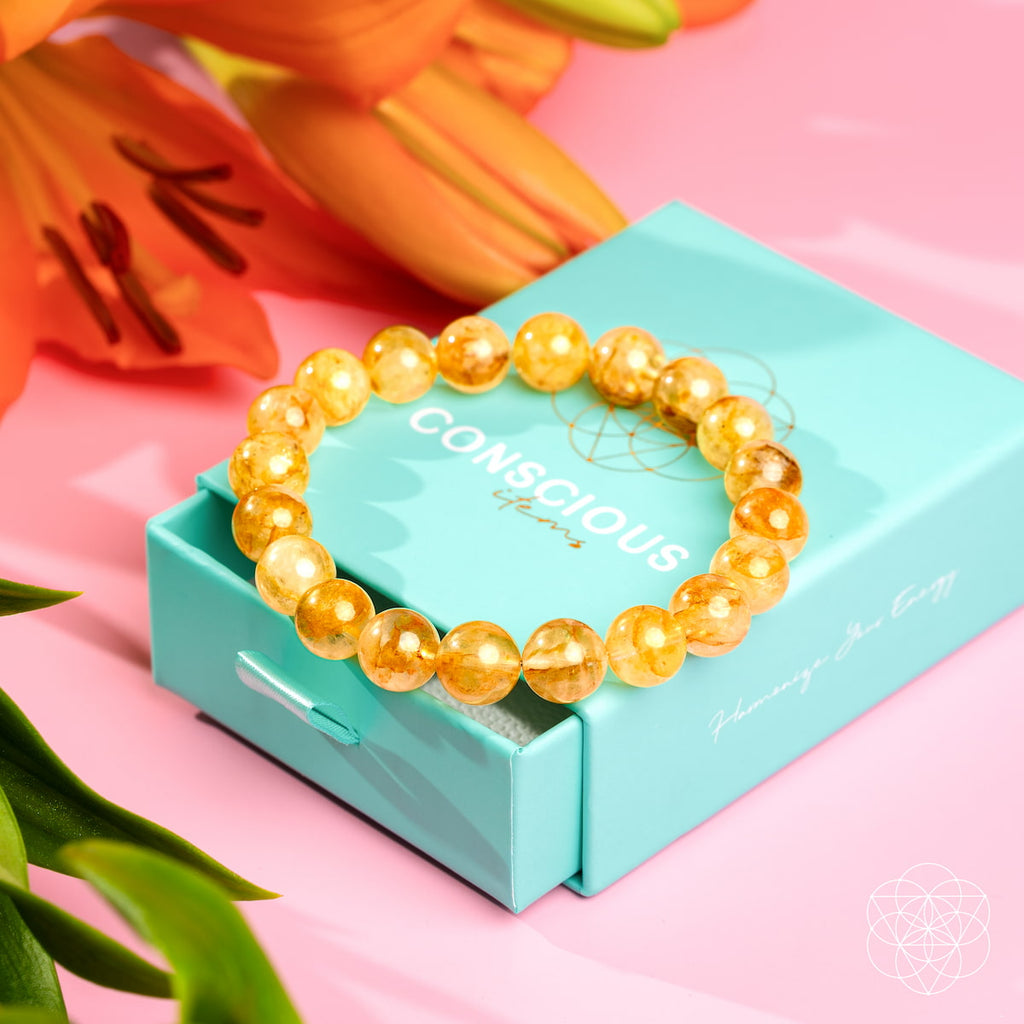 Therapeutic Quartz Bracelet Beaded | Conscious Items