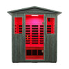 Three-Person Full-Spectrum Infrared Sauna Low-EMF CarbonizedWoodPlastic | SAKSBY WHOLESALE