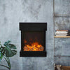 Three-Sided Frameless Ember-Effect Electric Freestanding Fireplace | SAKSBY WHOLESALE