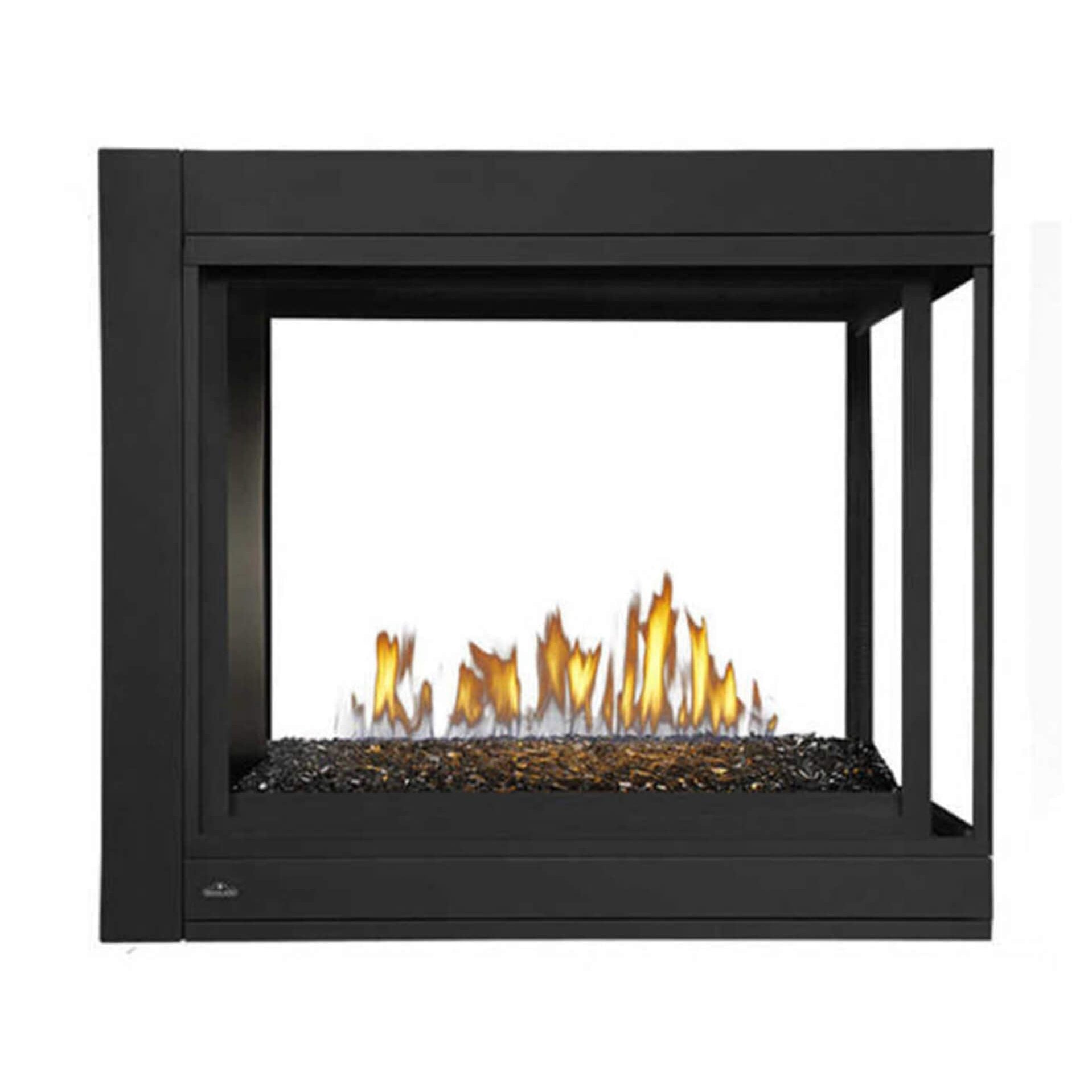 Three-Sided Glass Fireplace 43-Inch | SAKSBY Wholesale