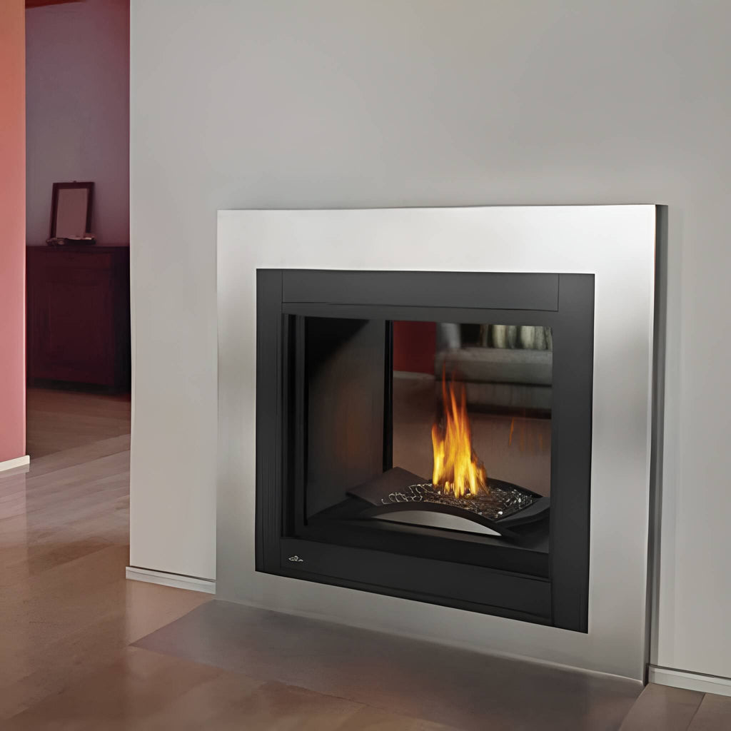 Three-Sided Glass Fireplace 43-Inch | SAKSBY Wholesale
