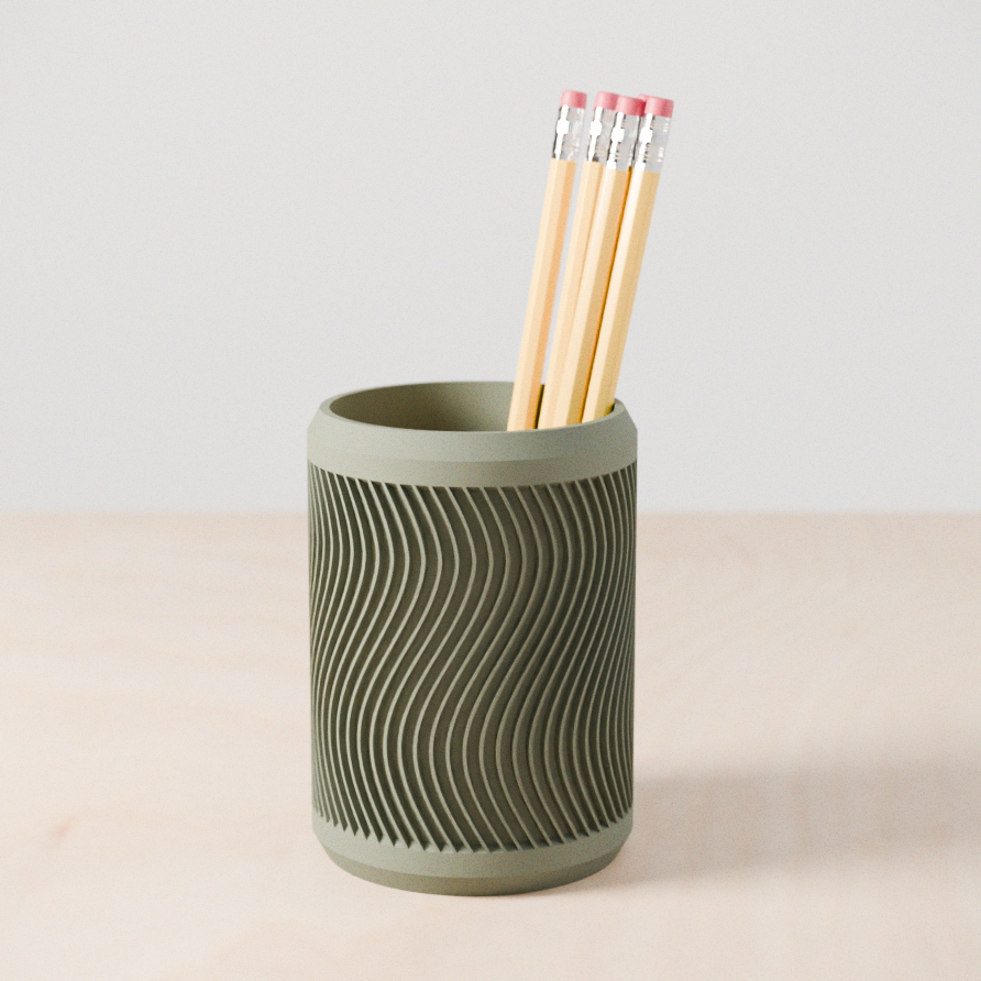 Tidal Pencil Holder