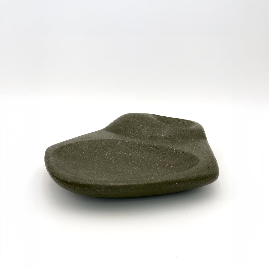 Tide Pool Platter Concrete Ocean Stone Centerpiece by Patrick Cain Designs
