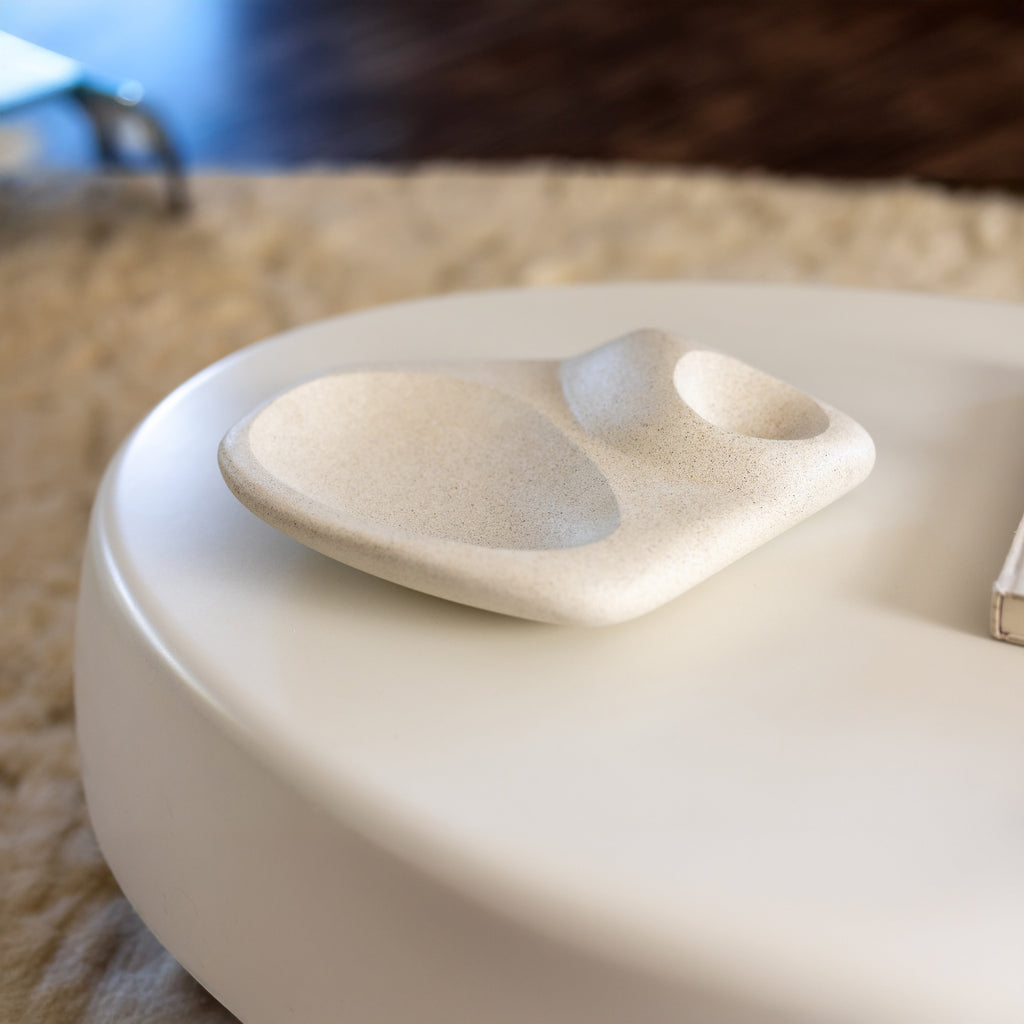 Tide Pool Platter Concrete Ocean Stone Centerpiece by Patrick Cain Designs