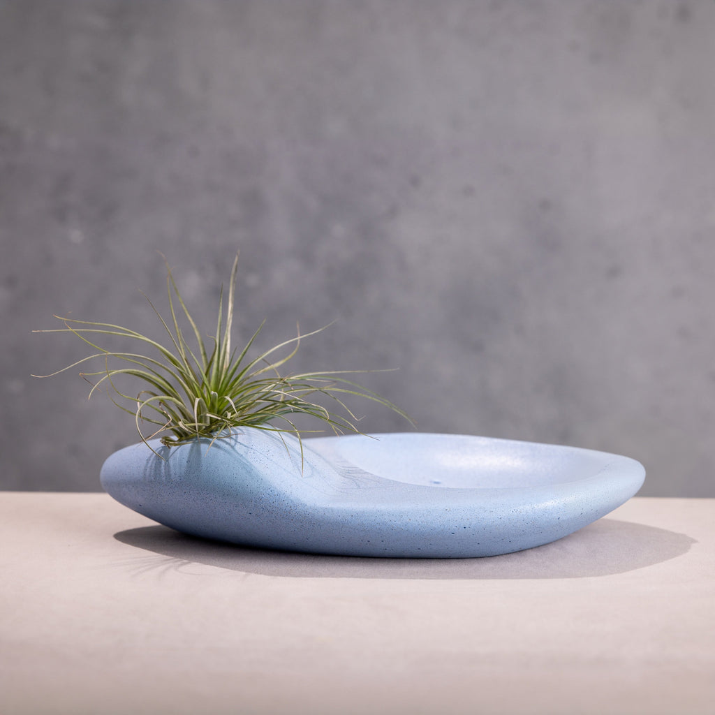 Tide Pool Platter Concrete Ocean Stone Centerpiece by Patrick Cain Designs
