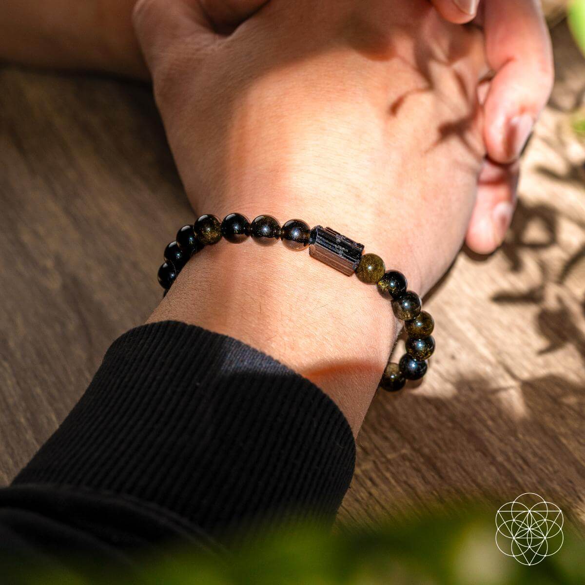 Tourmaline Obsidian Energy Bracelet | Conscious Items