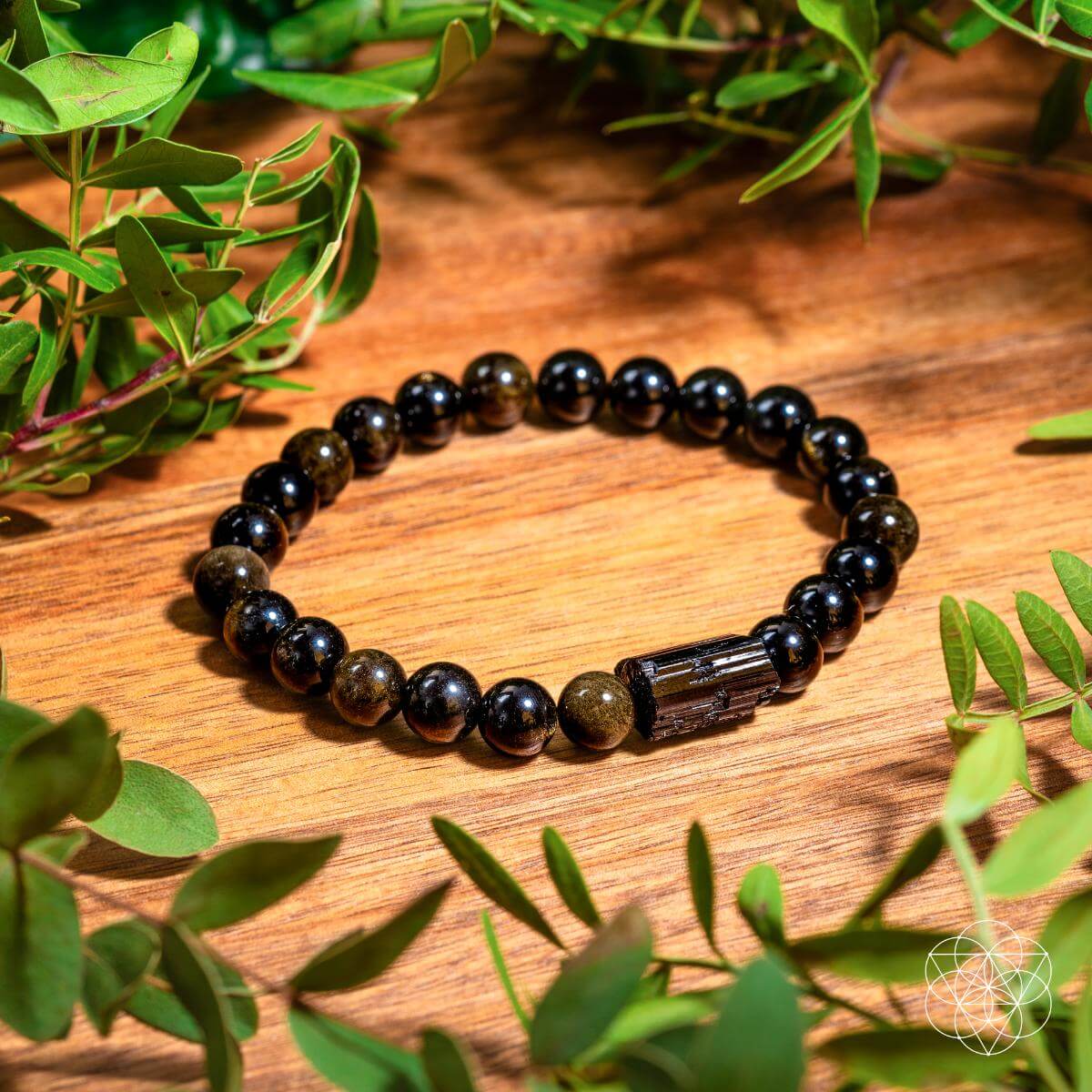 Tourmaline Obsidian Energy Bracelet | Conscious Items