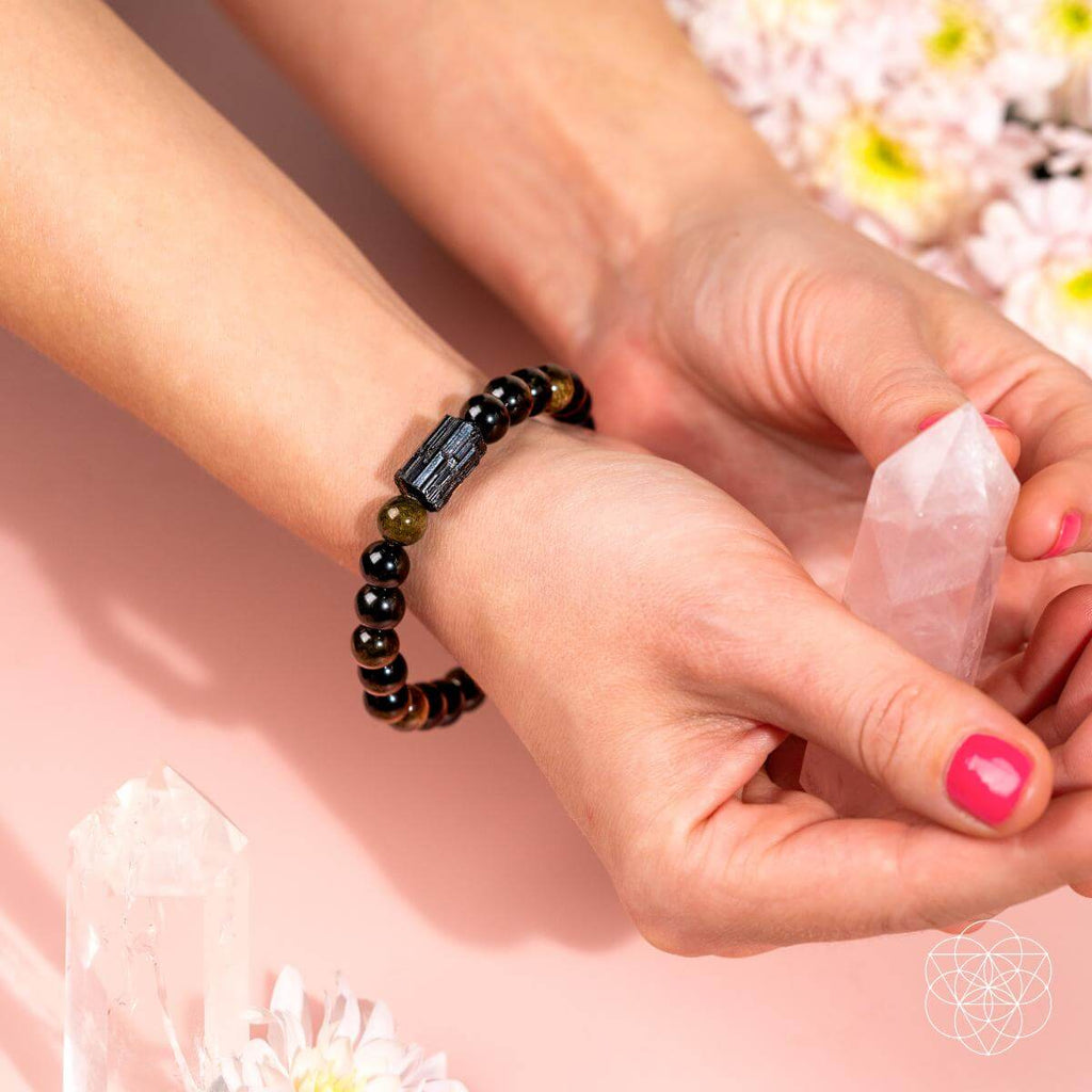 Tourmaline Obsidian Energy Bracelet | Conscious Items