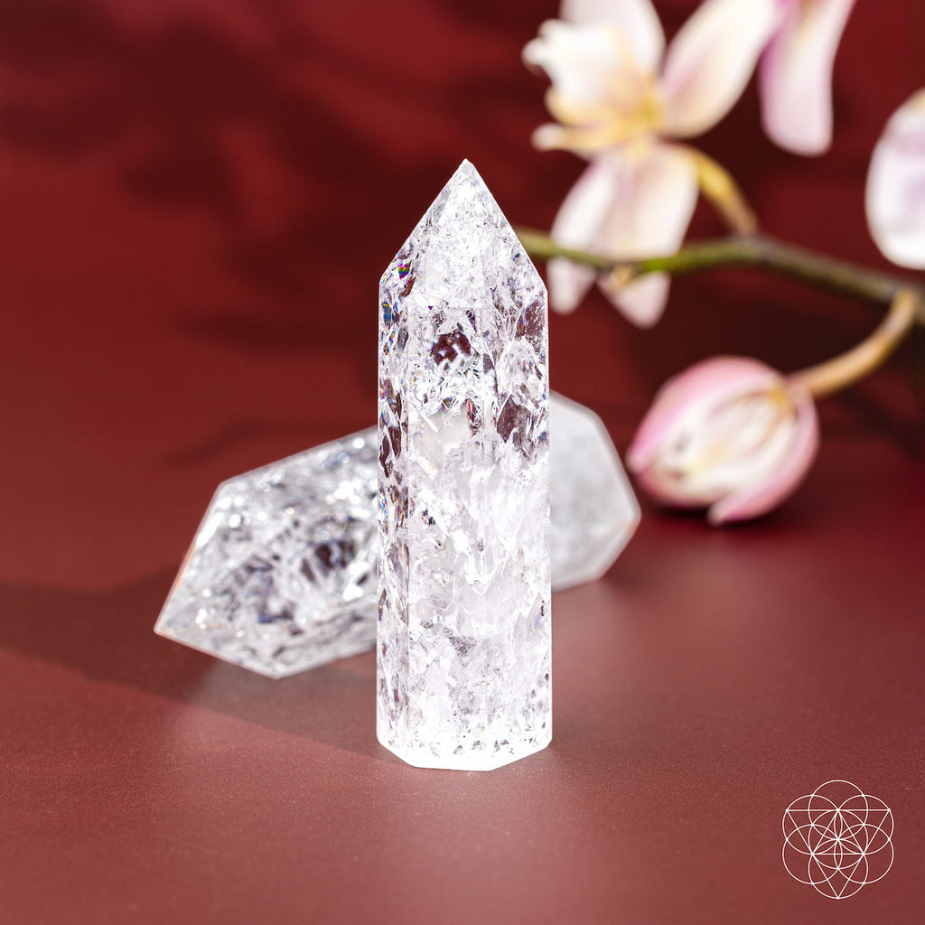 Translucent Ice Quartz Crystal Point | Conscious Items