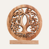 Tribune Tree of Life Wooden Sculpture(Medium) – Handmade Decorative Art | Decozen Luxe, Gift for Mom
