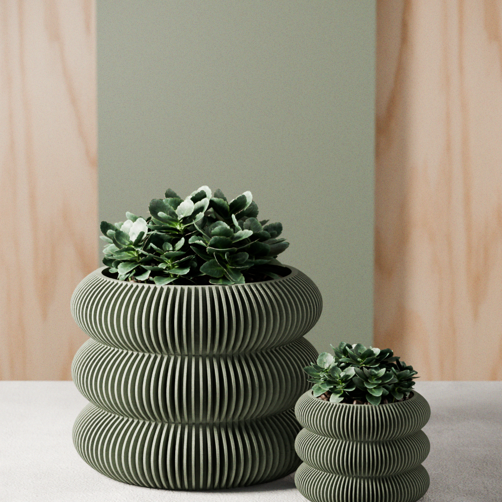 Triple BUBBLES Planter
