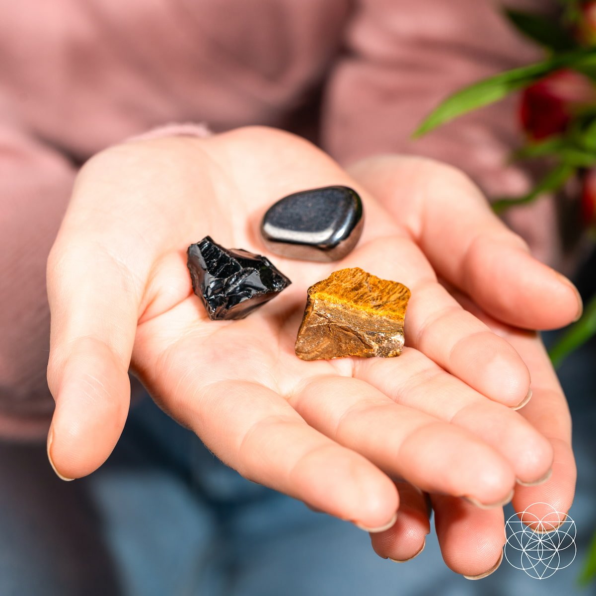 Triple Obsidian Stone Trio Shielding | Conscious Items