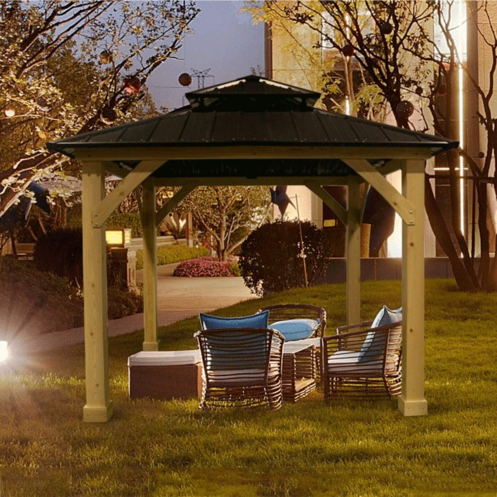 Ultra-Durable Weather-Resistant Deluxe Heavy-Duty Hardtop Gazebo | SAKSBY WHOLESALE