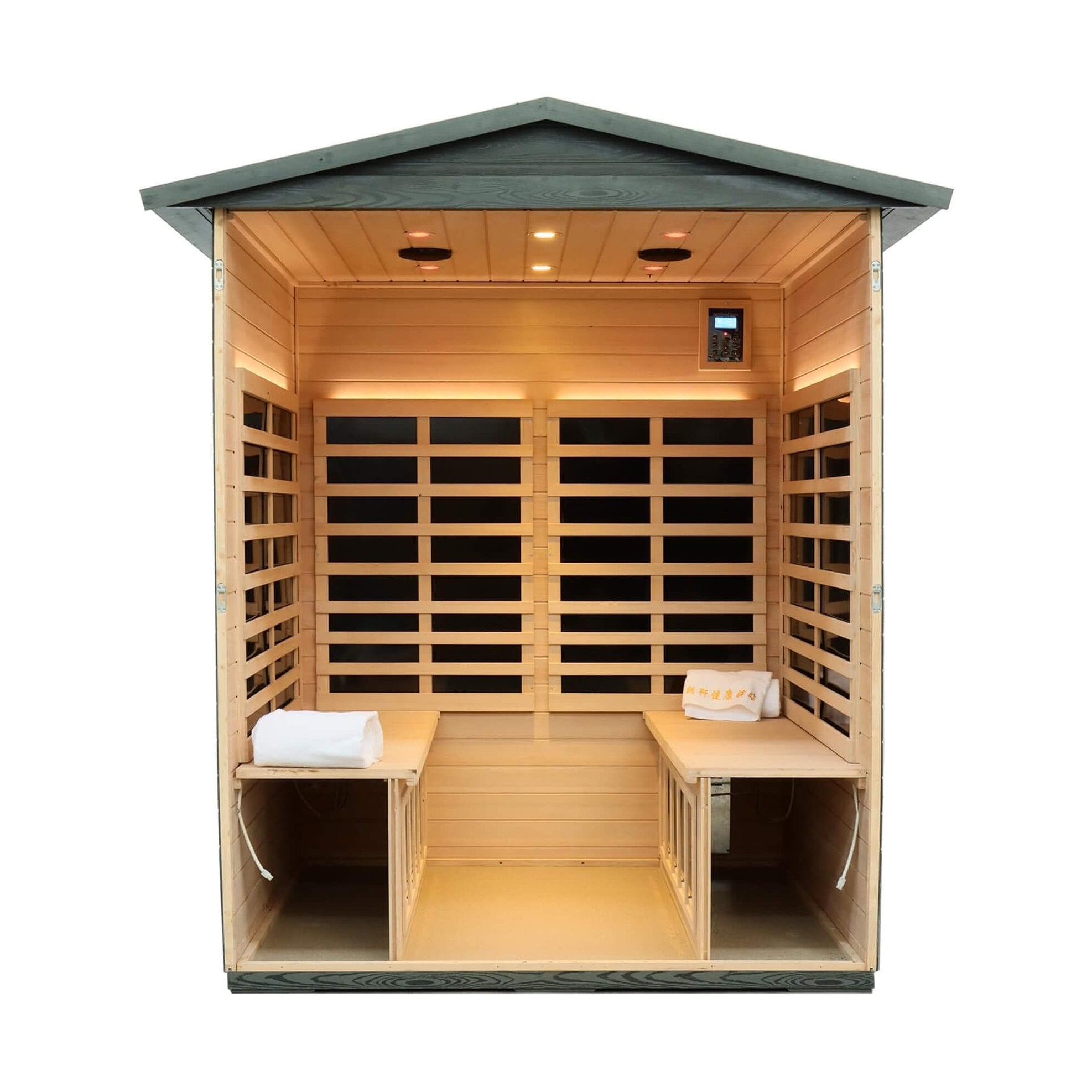 Ultra-Exclusive CarbonizedComposite Infrared Sauna 4-Persons System | SAKSBY WHOLESALE