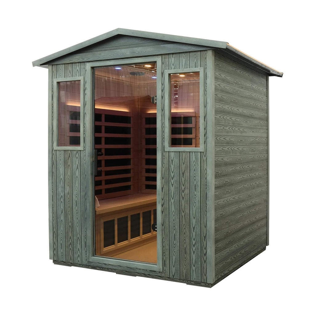 Ultra-Exclusive CarbonizedComposite Infrared Sauna 4-Persons System | SAKSBY WHOLESALE