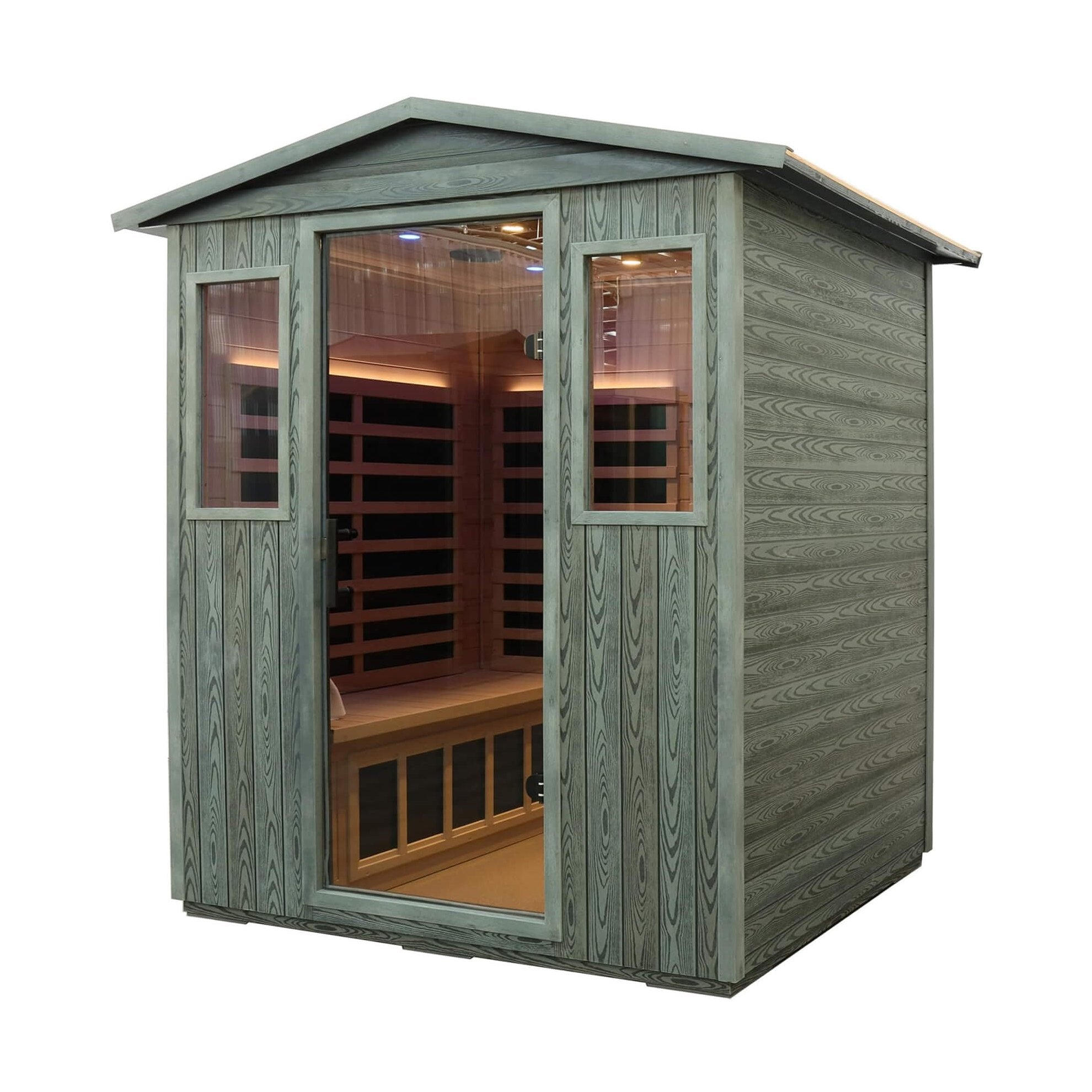 Ultra-Exclusive CarbonizedComposite Infrared Sauna 4-Persons System | SAKSBY WHOLESALE