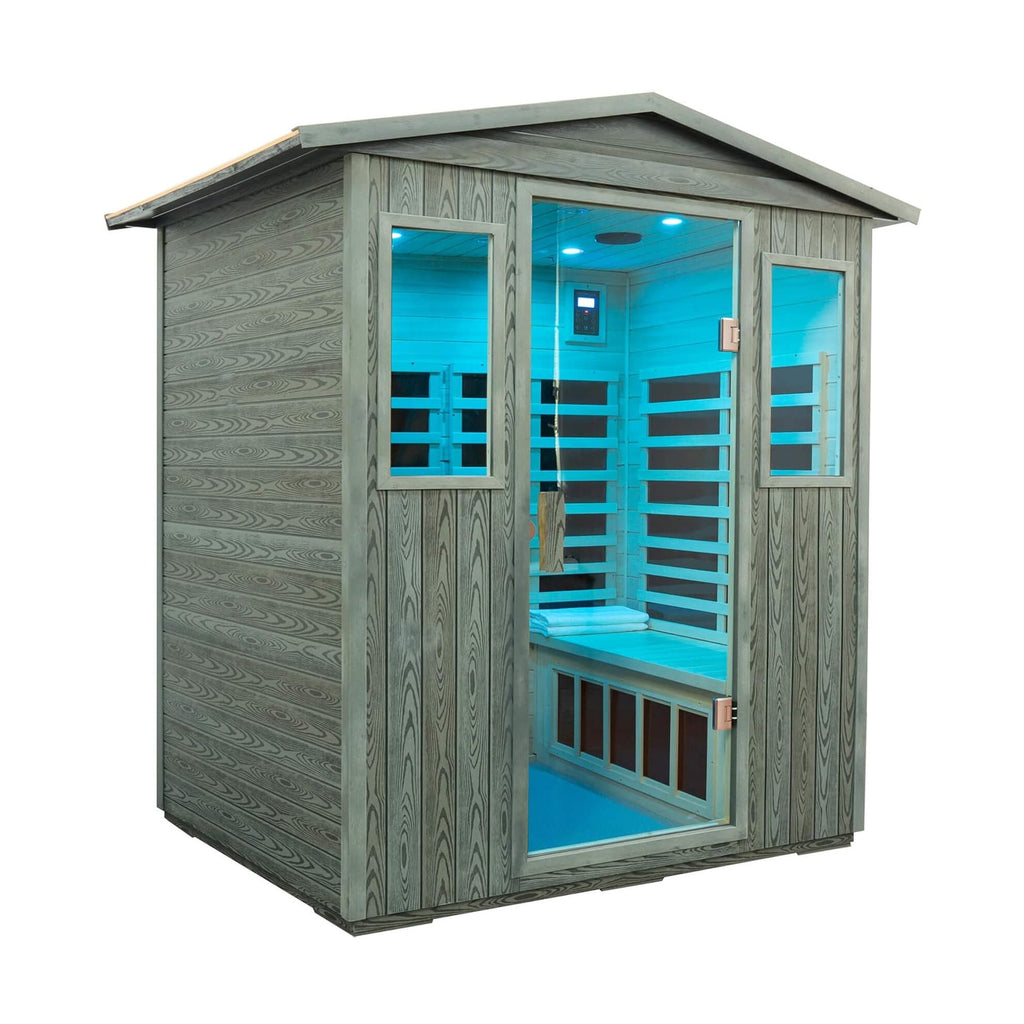 Ultra-Exclusive CarbonizedComposite Infrared Sauna 4-Persons System | SAKSBY WHOLESALE