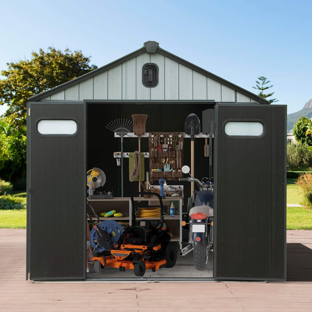 Ultra-Heavy-Duty All-Weather Resin Weather-Resistant Storage Shed | SAKSBY WHOLESALE