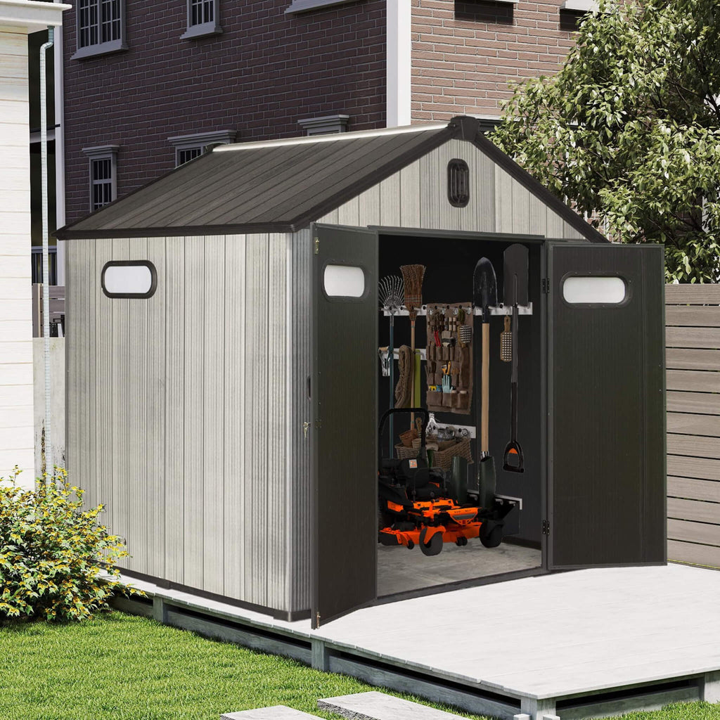 Ultra-Heavy-Duty All-Weather Resin Weather-Resistant Storage Shed | SAKSBY WHOLESALE