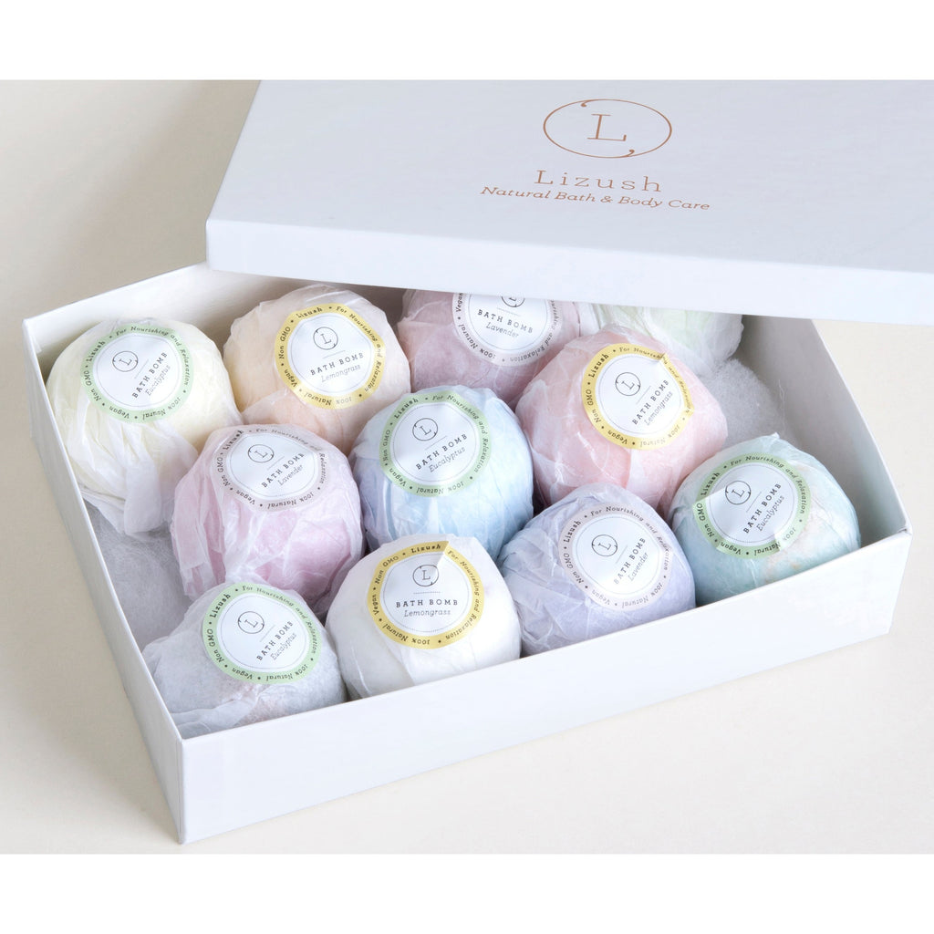 Ultra Lush Bath Bomb Gift Set | Natural Spa Fizzies