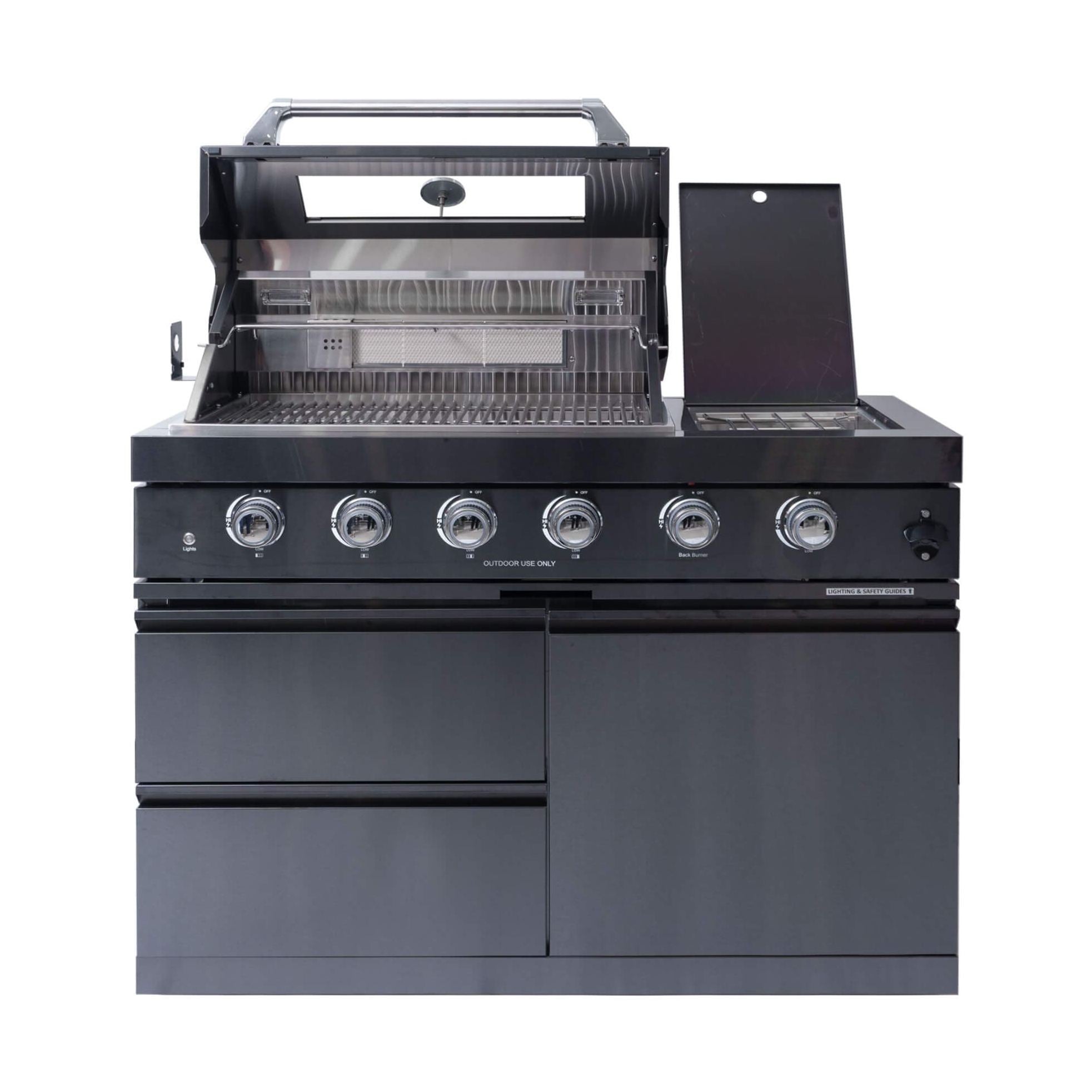 Ultra-Premium-Stainless-Steel-Outdoor-Grade-Gas-Grill-With-Rotisserie-Assembly | Castelle