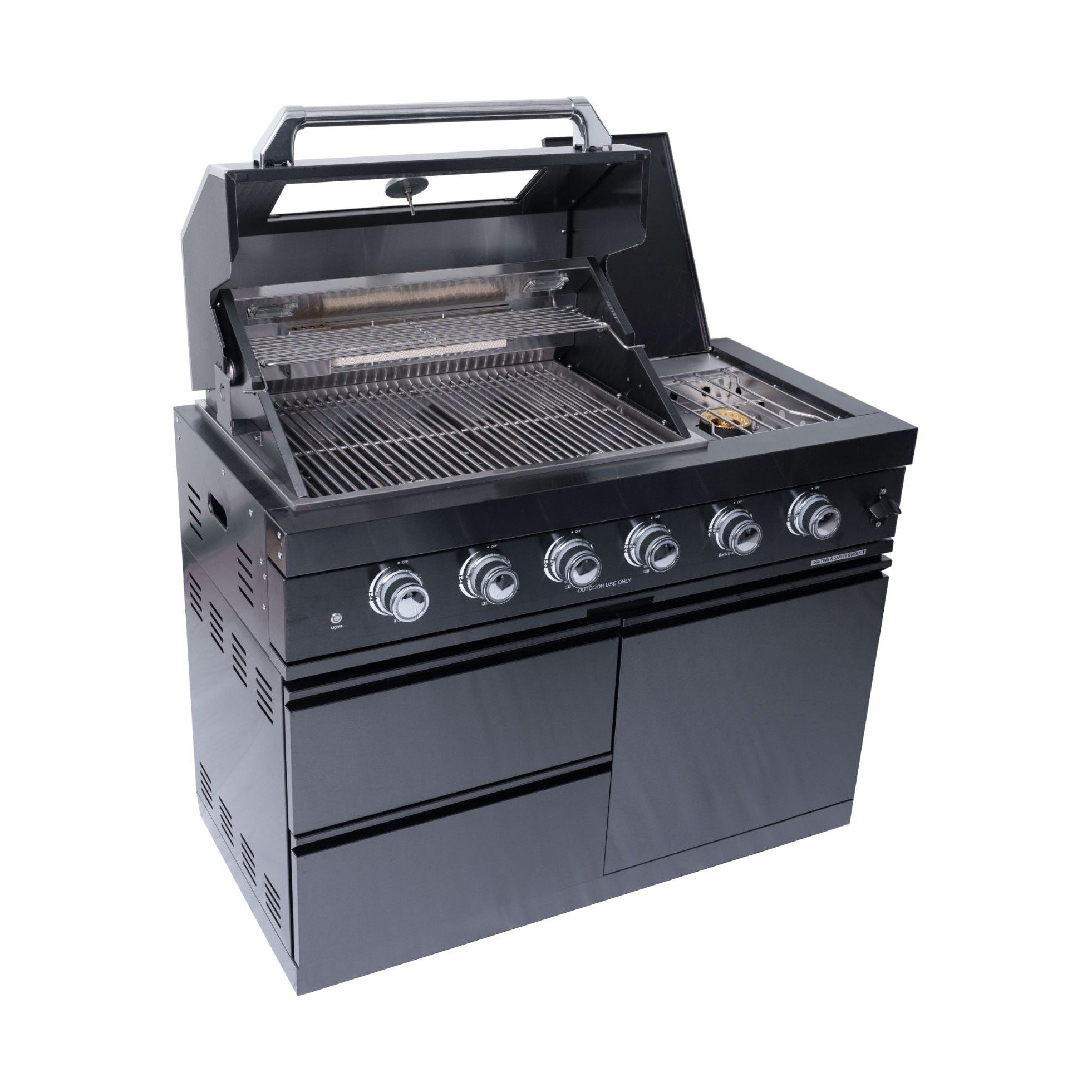 Ultra-Premium-Stainless-Steel-Outdoor-Grade-Gas-Grill-With-Rotisserie-Assembly | Castelle