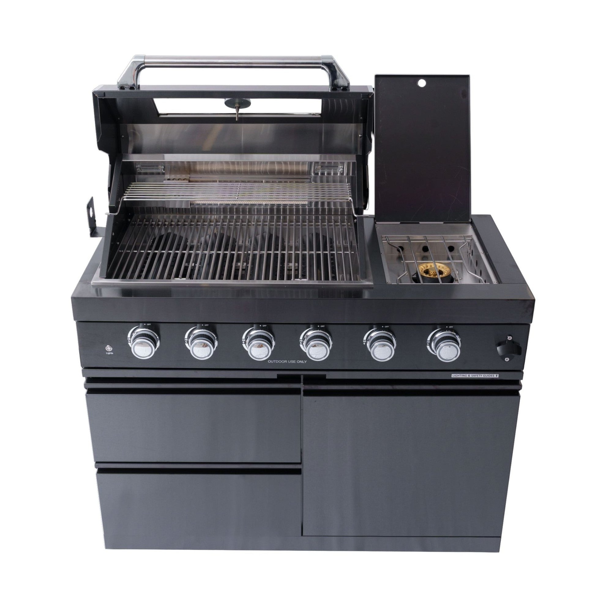 Ultra-Premium-Stainless-Steel-Outdoor-Grade-Gas-Grill-With-Rotisserie-Assembly | Castelle